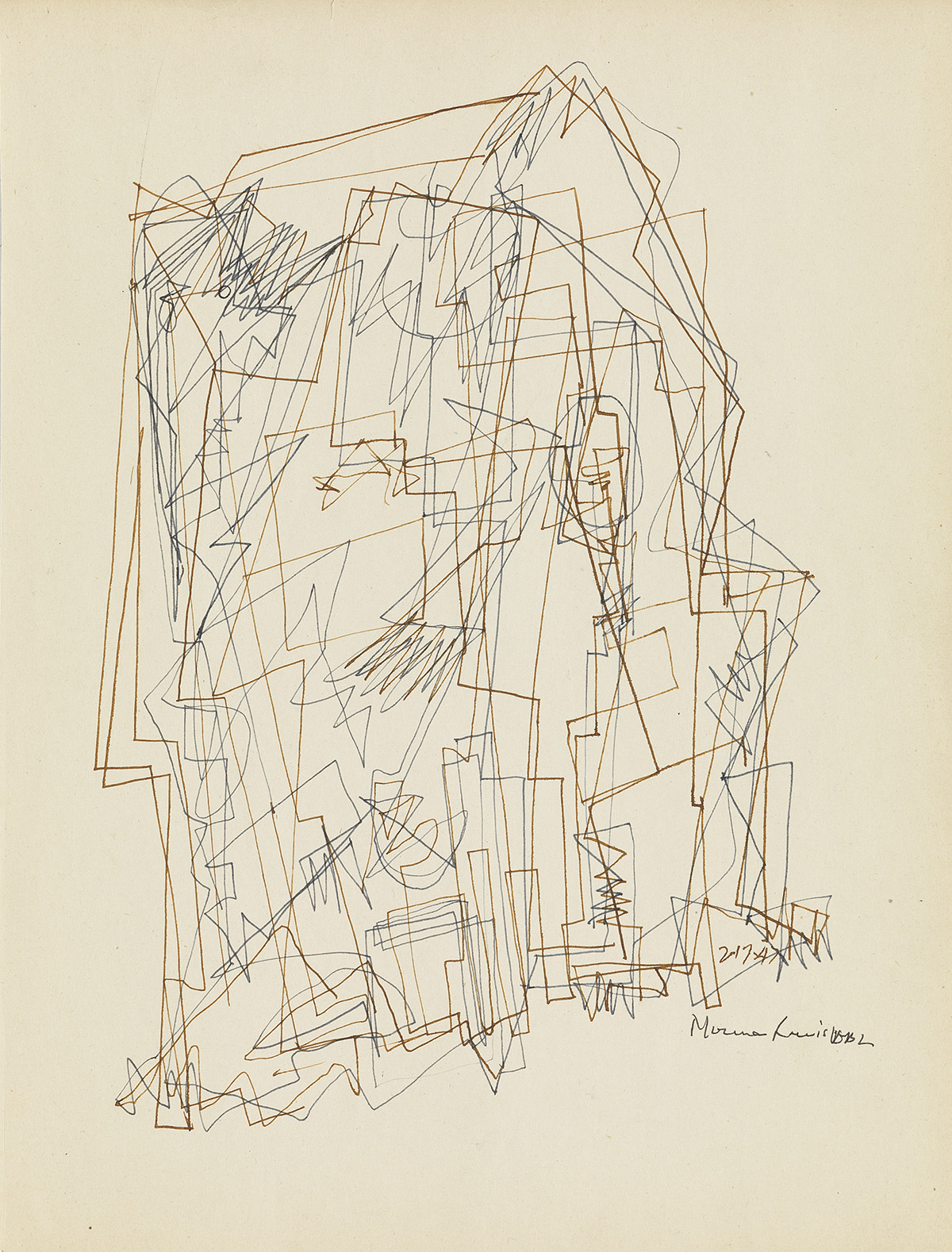 NORMAN LEWIS (1909 - 1979) Untitled (Processional Composition).